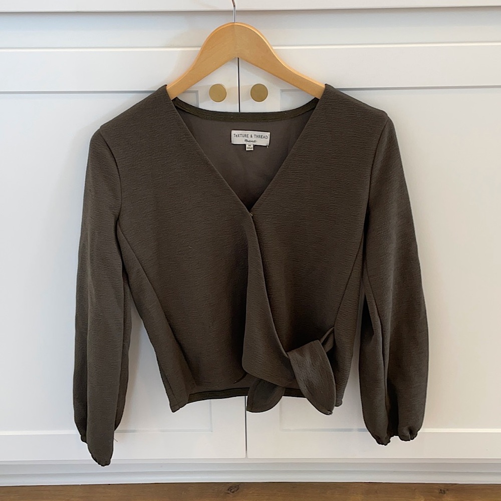 Madewell Wrap & Tie Top